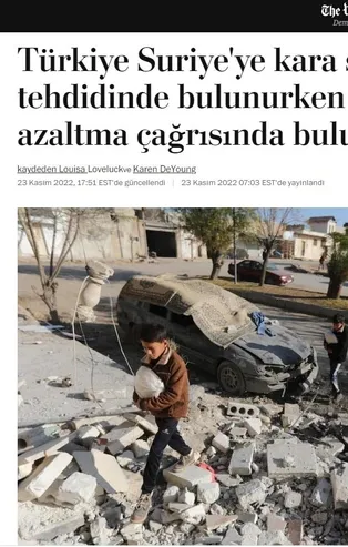 Türkiye vuruyor sesi ABD'den geliyor! ABD'li The Washington Post'tan "Türkiye sivilleri vuruyor" yalanı