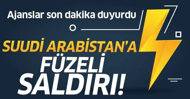 Husilerden Suudi Arabistan'a füzeli saldırı!