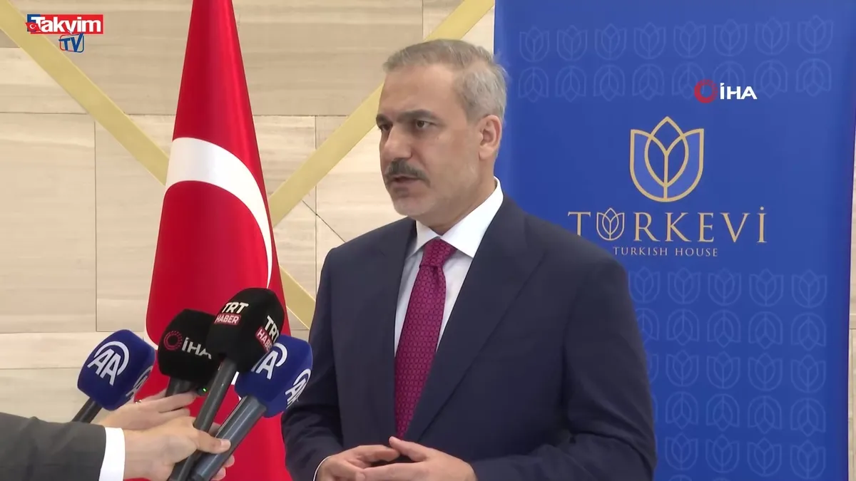 Bakan Fidan'dan Suriye açıklaması