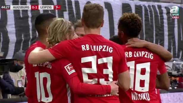 RB Leipzig, Angelino'nun golüyle öne geçti