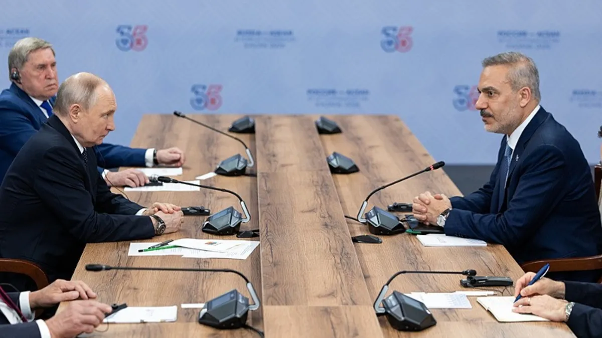 Bakan Fidan Rusya Devlet Başkanı Putin ile görüştü