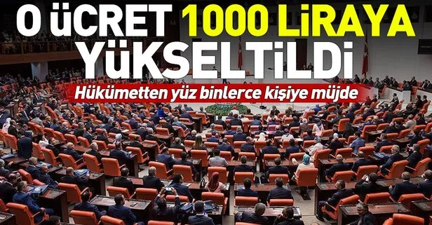 Son dakika: Yaşlılık aylığında alt sınır 1000 liraya yükseltildi