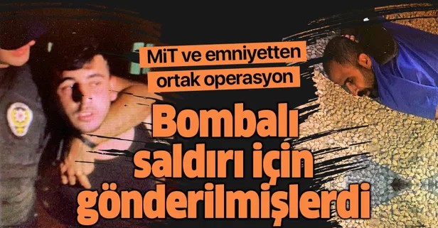 Bombalı saldırı hazırlığındaki 2 terörist yakalandı