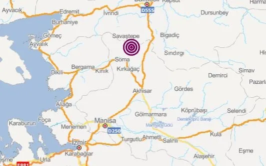 Son dakika: Manisa Soma'da deprem! Kandilli Rasathanesi son depremler...-1