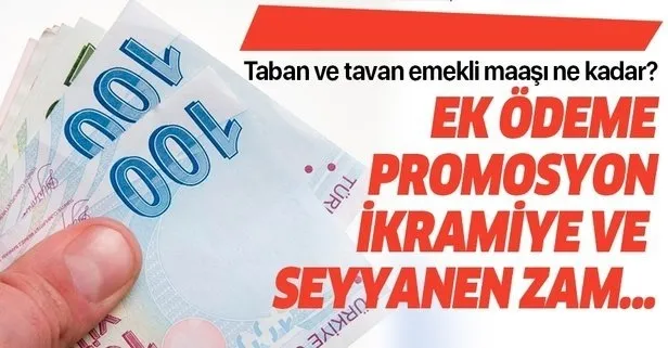 Emekli çoklu zam müjdesi! Emekli maaşlarına son dakika seyyanen zam, intibak, bayram ikramiyesi ve banka promosyonu zammı!