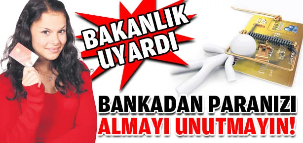 Bankadan parayı kurtarma tüyosu