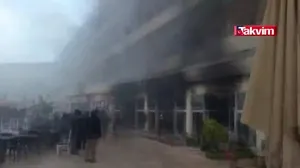 Hatay’da bir termal otelde yangın çıktı