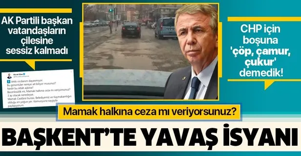 Ankara’da Mansur Yavaş isyanı! AK Partili Murat Köse tepki gösterdi: Mamak halkına ceza mı veriyorsunuz?
