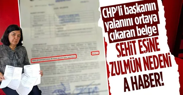 CHP’li Adana Büyükşehir Belediyesi’nin şehit eşi Hatice Batırır’a yaptığı zulmün nedeni A Haber hazımsızlığı çıktı