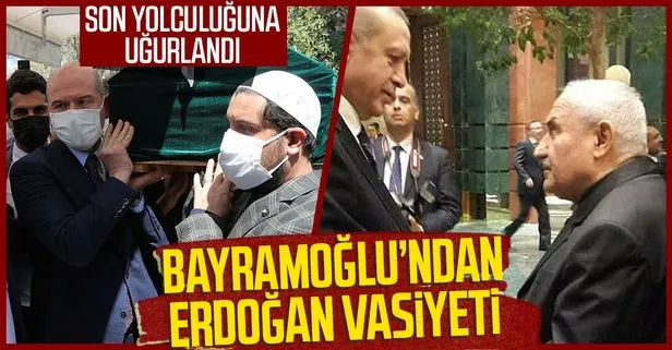 Bayramoğlu'ndan dikkat çeken Erdoğan vasiyeti