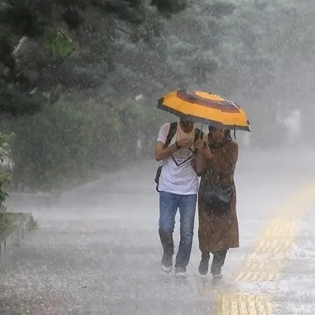 16 il için sarı 5 il için turuncu alarm