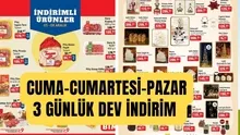 6,7,8 Aralıka özel 3 günlük HAFTASONU İNDİRİMİ! Türk Kahvesi Gününe özel BİM aktüel kataloğu! Et, tavuk, yumurta,...