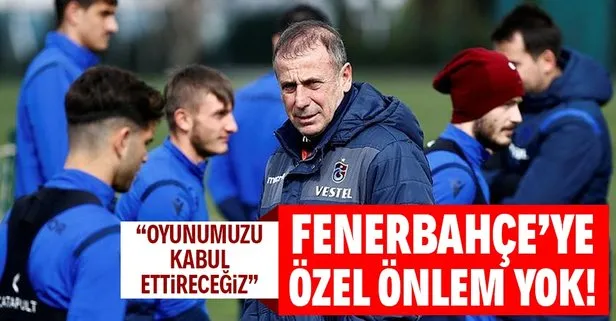 Fenerbahçe’ye özel önlem yok! Abdullah Avcı: Kendi oyun planımızı kabul ettireceğiz