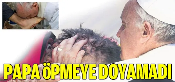 Öpmeye doyamıyor