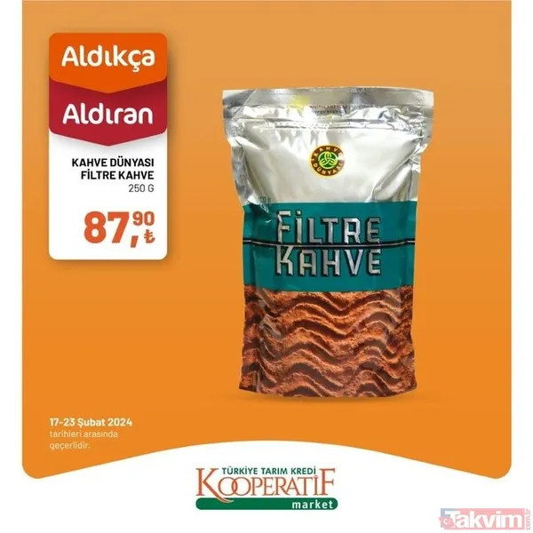 Tarım Kredi KATALOĞU 19-23 Şubat 2024 FİYAT LİSTESİ! Kooperatif market 32 üründe fiyatları indirdi! 2 katlı 6'lı kağıt havlu 54.90 TL... - 8