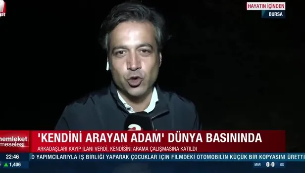 'Kendini arayan adam' A Haber'e konuştu