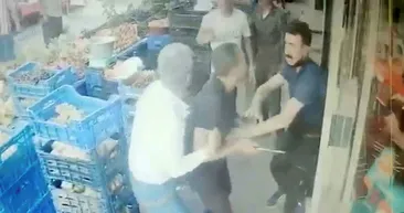 İstanbulun göbeğinde şoke eden olay! Pazarda bıçaklı vahşet! Önce bıçakladı sonra...
