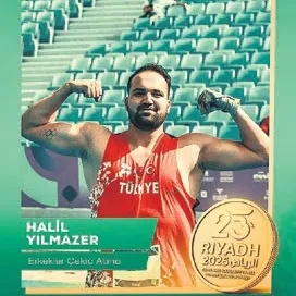 Halil Yılmazer’den altın madalya