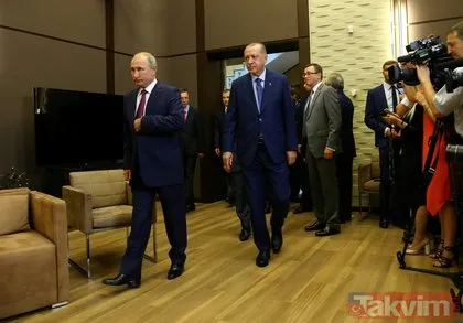 Rusya Devlet Başkanı Putin, Başkan Erdoğan’ı Soçi’de böyle karşıladı