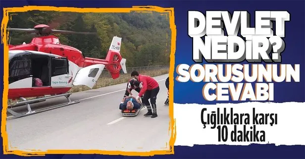 İşte devlet budur! 10 dakikada yetişti