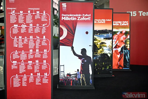 İstanbul Havalimanı'nda "15 Temmuz Demokrasi ve Milli Birlik Günü" sergisi açıldı | Ne zaman kadar sürecek? - 1