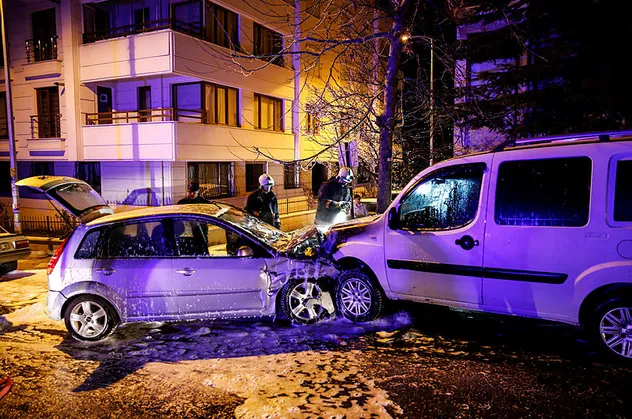 Ankara'da zincirleme kaza