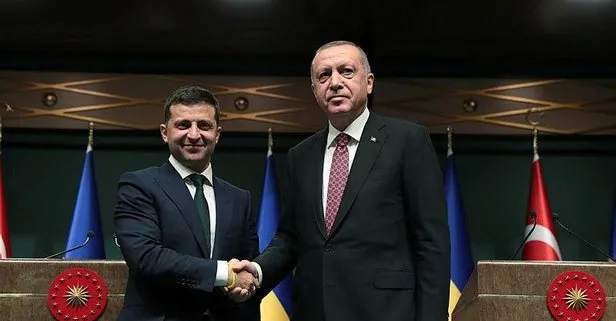 Başkan Erdoğan, Ukrayna Devlet Başkanı Volodimir Zelenskiy ile telefonda görüştü