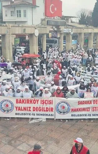 CHP'li Bakırköy Belediyesi'nin skandal işten çıkarma kararından sonra işçiler Ankara'ya yürüme kararı aldı