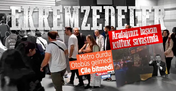 Değişmeyen manzara: Üsküdar-Çekmeköy metrosunda seferler durdu! Vatandaşlar isyan etti