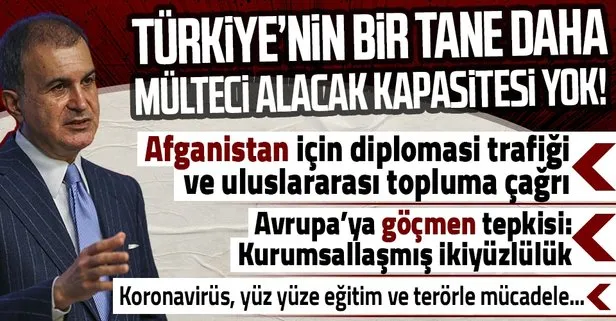 AK Parti MYK sonrası Ömer Çelik’ten önemli açıklamalar: Türkiye göçmen kampı değildir