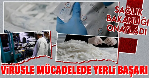 Sağlık Bakanlığı onayladı! Türkiye'de üretilen koronavirüs test kiti 5 dakikada sonuç veriyor