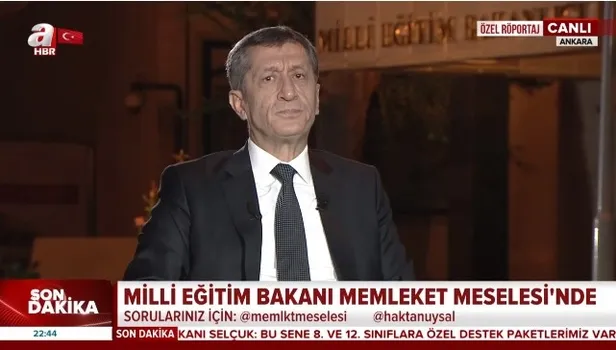 Yüz yüze eğitim nasıl olacak? 2+5 formülü nasıl ortaya çıktı? Milli Eğitim Bakanı Ziya Selçuk A Haber'de açıkladı