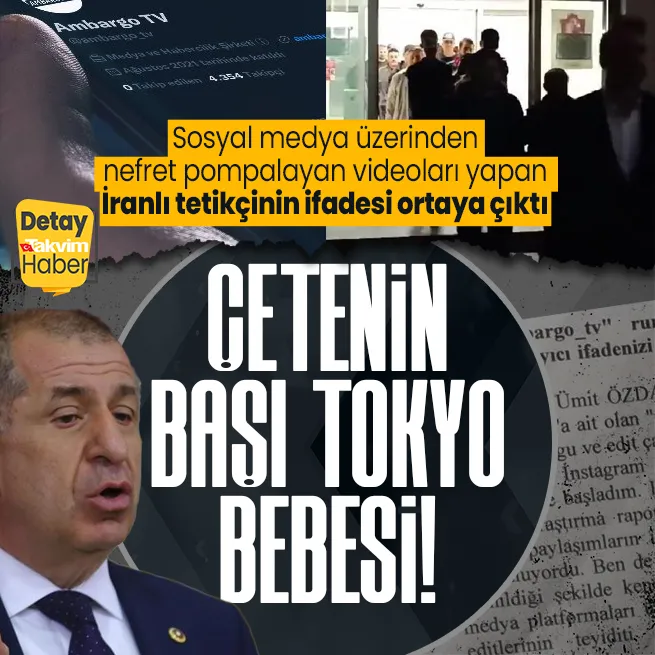 Sosyal medya üzerinden nefret pompalayan Ambargo TVnin çalışanı İranlı Ramin Saeidi talimatı Ümit Özdağdan aldığını itiraf etti!
