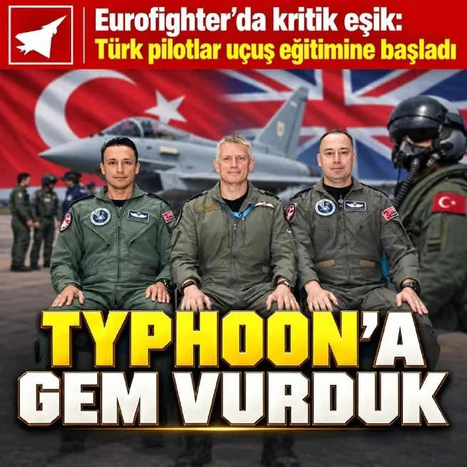 Eurofighter’da kritik eşik: Türk pilotlar uçuş eğitimine başladı