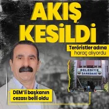 DEM Partili Mehmet Sıddık Akış’ın cezası belli oldu! Teröristler adına haraç kesiyordu! Kaçma girişimini inkar etti