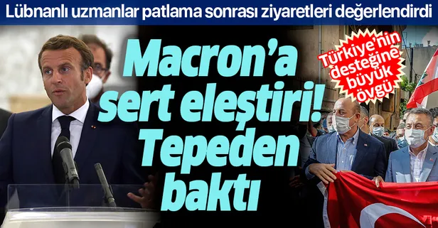 Lübnanlı uzmanlar korkunç patlama sonrası ziyaretleri değerlendirdi: Türkiye'nin desteğine övgü