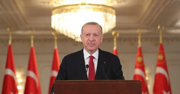 Başkan Recep Tayyip Erdoğan Uluslararası Demokratlar Birliği temsilcileriyle görüştü