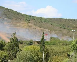 Tuzla Piyade Okulu’nda korkutan yangın