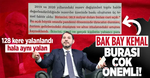 Kemal Kılıçdaroğlu'ndan yalan üstüne yalan! '128 milyar dolar' algısı Berat Albayrak'ın 'Burası Çok Önemli!' kitabıyla bir kez daha bozuldu