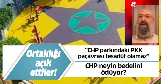 Hikmet Genç’ten CHP’li belediyenin parkındaki PKK sembollerine ilişkin çarpıcı yorum: Ortaklık artık gizli değil