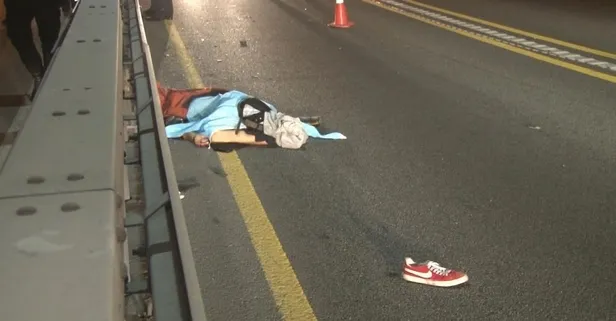 Bahçelievler D-100’de korkunç kaza! Taksinin çarptığı kişi hayatını kaybetti