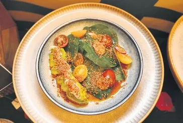 Altın susamlı mönü