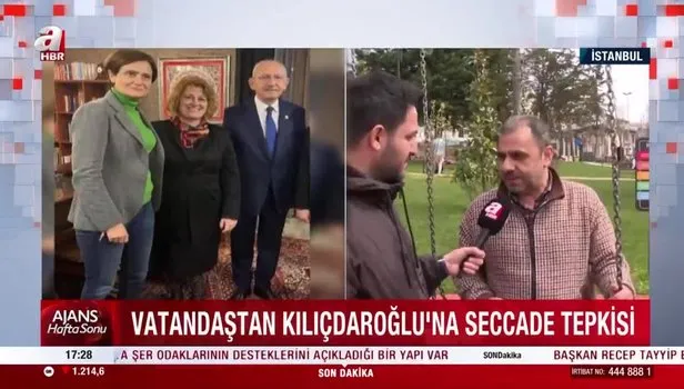 Vatandaştan Kemal Kılıçdaroğlu'na seccade tepkisi