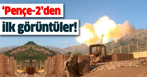 Son dakika haberi: Pençe-2 harekatından ilk görüntüler geldi