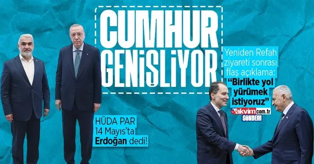 Cumhur İttifakı genişliyor! HÜDA PAR açıkladı: Aday çıkarmayacağız Erdoğan’ı destekleyeceğiz