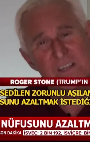 ABD Başkanı Trump’ın eski danışmanı Roger Stone’dan koronavirüs (Kovid-19) itirafı!