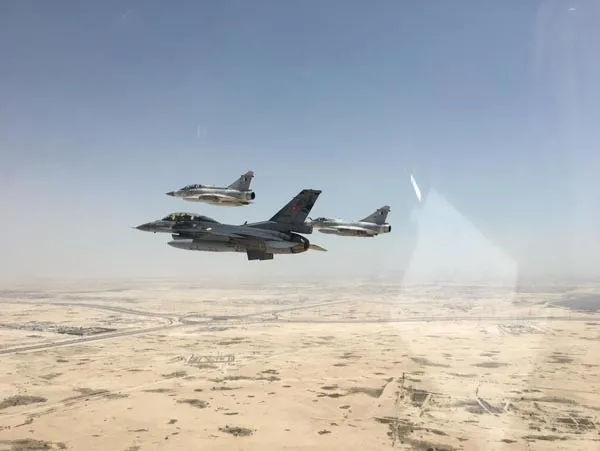 Türk jetleri Katar'da Şahin 21 tatbikatına katıldı-1