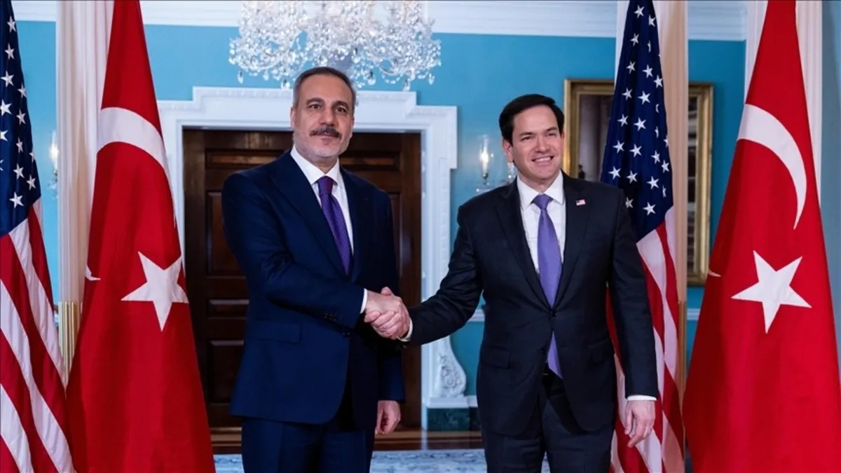 Dışişleri Bakanı Hakan Fidan Beyaz Saray'da! ABD'li mevkidaşı Rubio ile bir araya geldi
