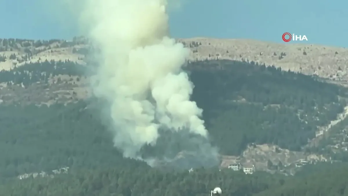 Kahramanmaraş’ta orman yangını