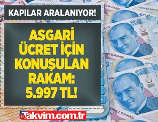 Kapılar gittikçe aralanıyor! Asgari ücret zammı için konuşulan rakam 5.997 TL! Enflasyon farkı kalibresi: Temmuz'da %5...